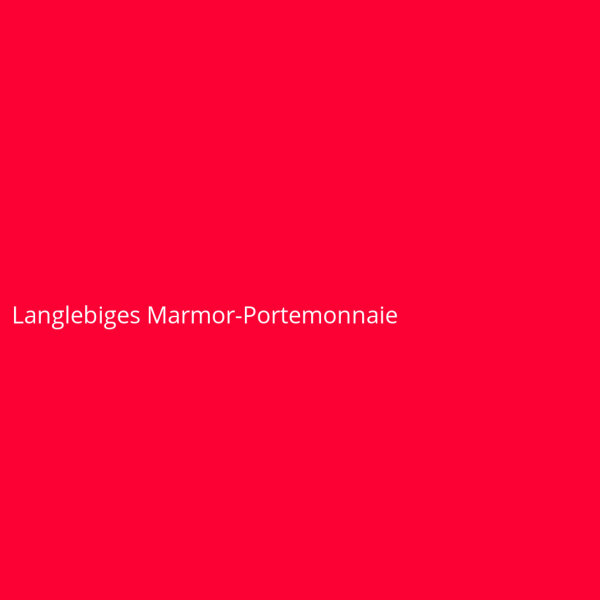 Langlebiges Marmor-Portemonnaie
