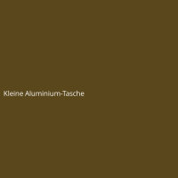 Kleine Aluminium-Tasche