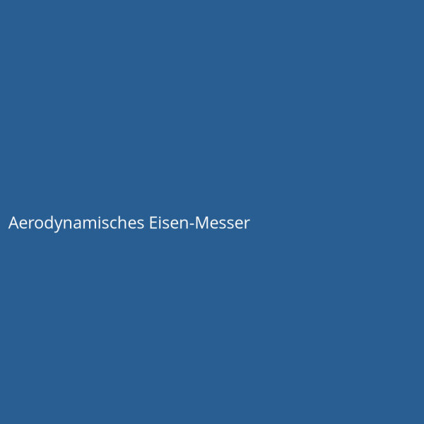 Aerodynamisches Eisen-Messer