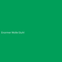 Enormer Wolle-Stuhl