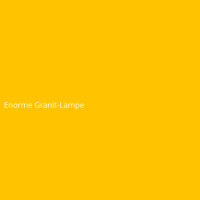 Enorme Granit-Lampe