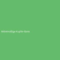 Mittelmäßige Kupfer-Bank