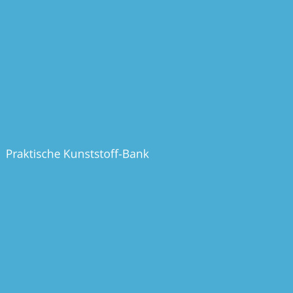 Praktische Kunststoff-Bank