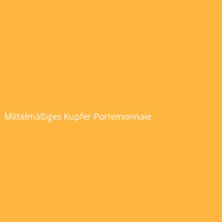 Mittelmäßiges Kupfer-Portemonnaie