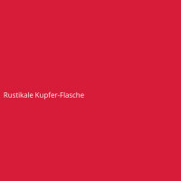 Rustikale Kupfer-Flasche