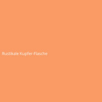 Rustikale Kupfer-Flasche