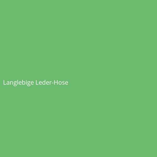 Langlebige Leder-Hose