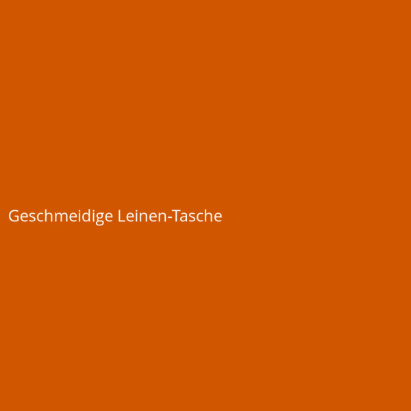 Geschmeidige Leinen-Tasche