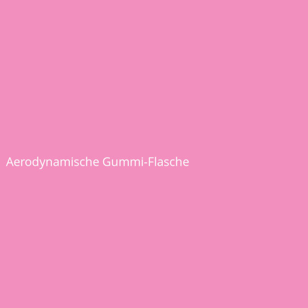 Aerodynamische Gummi-Flasche